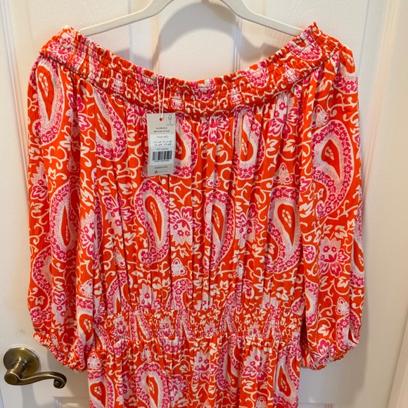 Jumpsuit, off shoulder, size 16/18 - Picture 3 of 7